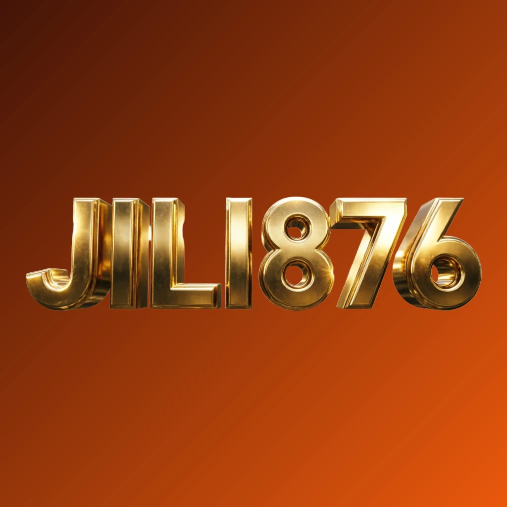 3D metallic logo of JILI876 with glossy gold letters and dramatic lighting, showcasing a premium casino branding in a wide horizontal rectangular wordmark on a transparent background 3D metallic logo of JILI876 with glossy gold letters and dramatic lighting, showcasing a premium casino branding in a wide horizontal rectangular wordmark on a transparent background